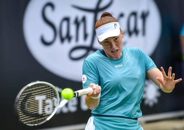 Sport Tennis, ecotrans Ladies Open 2024 in Berlin 15 06 2024, xdanx, Sport Tennis, ecotrans Ladies Open 2024 in Berlin, v l Ella Seidel GER in action Berlin Steffi Graf Stadion Berlin Germany DE Copyright: xDanielxLakomskix