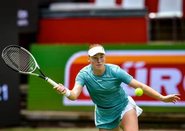 Sport Tennis, ecotrans Ladies Open 2024 in Berlin 15 06 2024, xdanx, Sport Tennis, ecotrans Ladies Open 2024 in Berlin, v l Ella Seidel GER in action Berlin Steffi Graf Stadion Berlin Germany DE Copyright: xDanielxLakomskix