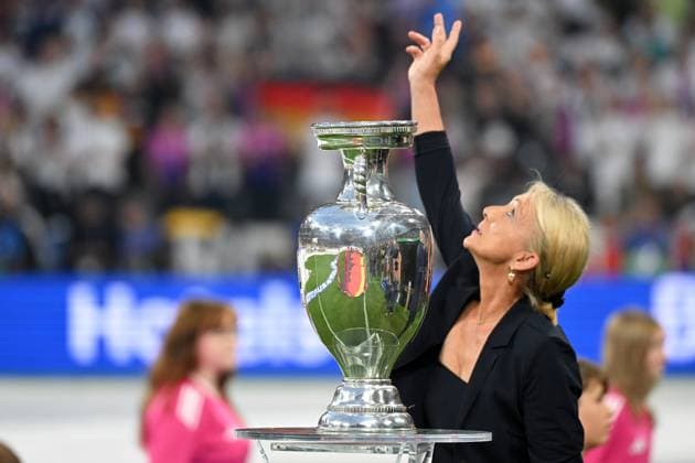 Muenchen, Munich Football Arena, 14 06 24, GER, Herren, UEFA EURO 2024, Deutschland Schottland Bild Heidi BECKENBAUER Only for editorial use UEFA regulations prohibit any use of photographs as image sequences and or quasi video Bayern Deutschland