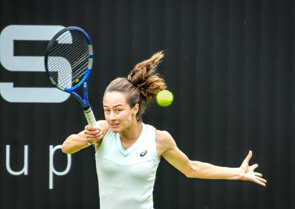Sport Tennis, ecotrans Ladies Open 2024 in Berlin 15 06 2024, xdanx, Sport Tennis, ecotrans Ladies Open 2024 in Berlin, v l Zeynep Soenmez TUR in action Berlin Steffi Graf Stadion Berlin Germany DE Copyright: xDanielxLakomskix