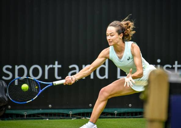 Sport Tennis, ecotrans Ladies Open 2024 in Berlin 15 06 2024, xdanx, Sport Tennis, ecotrans Ladies Open 2024 in Berlin, v l Zeynep Soenmez TUR in action Berlin Steffi Graf Stadion Berlin Germany DE Copyright: xDanielxLakomskix