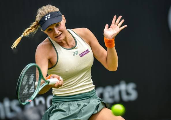 Sport Tennis, ecotrans Ladies Open 2024 in Berlin 15 06 2024, xdanx, Sport Tennis, ecotrans Ladies Open 2024 in Berlin, v l Dajana Jastremska UKR in action Berlin Steffi Graf Stadion Berlin Germany DE Copyright: xDanielxLakomskix