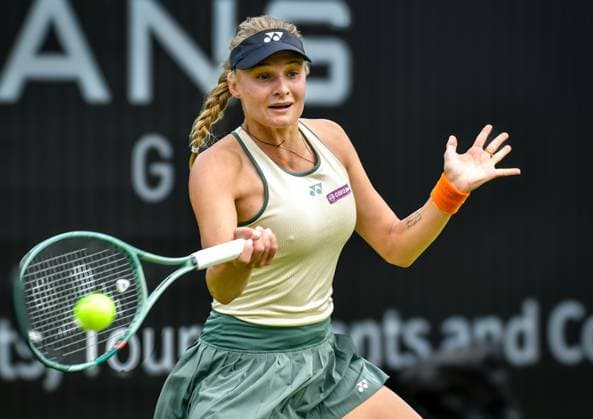 Sport Tennis, ecotrans Ladies Open 2024 in Berlin 15 06 2024, xdanx, Sport Tennis, ecotrans Ladies Open 2024 in Berlin, v l Dajana Jastremska UKR in action Berlin Steffi Graf Stadion Berlin Germany DE Copyright: xDanielxLakomskix