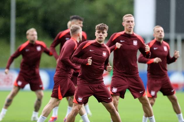HANOWER 15.06.2024 TRENING REPREZENTACJI POLSKI NA EURO 2024 --- POLISH FOOTBALL national team, Nationalteam TRAINING SESSION ON EURO 2024 IN HANNOVER NICOLA ZALEWSKI FOT. PIOTR KUCZA FOTOPYK NEWSPIX.PL --- Newspix.pl  240615PYK0021