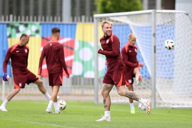 HANOWER 15.06.2024 TRENING REPREZENTACJI POLSKI NA EURO 2024 --- POLISH FOOTBALL national team, Nationalteam TRAINING SESSION ON EURO 2024 IN HANNOVER TYMOTEUSZ PUCHACZ FOT. PIOTR KUCZA FOTOPYK NEWSPIX.PL --- Newspix.pl  240615PYK007