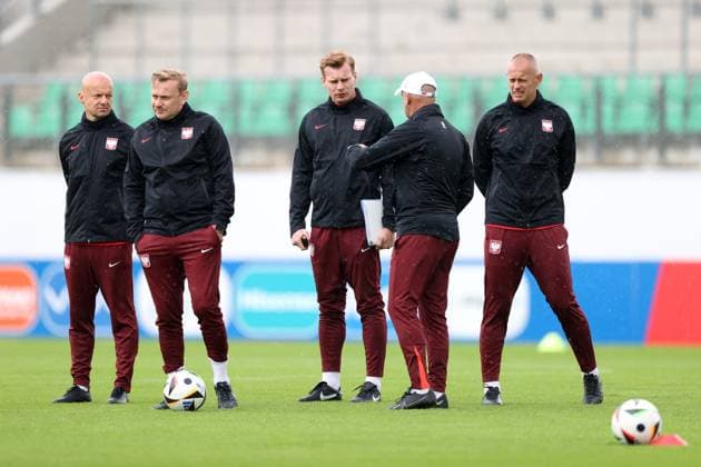 HANOWER 15.06.2024 TRENING REPREZENTACJI POLSKI NA EURO 2024 --- POLISH FOOTBALL national team, Nationalteam TRAINING SESSION ON EURO 2024 IN HANNOVER HUBERT MALOWIEJSKI SEBASTIAN MILA MICHAL BARTOSZ MICHAL PROBIERZ MARCIN WLODARSKI FOT. PIOTR KUCZA FOTOPYK NEWSPIX.PL --- Newspix.pl  240615PYK026