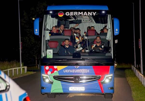 EURO 2024, Germany national team, return of the team after the match against Scotland