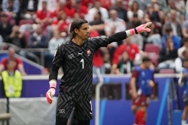 Football, UEFA Euro 2024, Euro 2024, Group stage, Group A, Hungary Switzerland Cologne Stadium Yann Sommer TW Switzerland ,Action, Single image