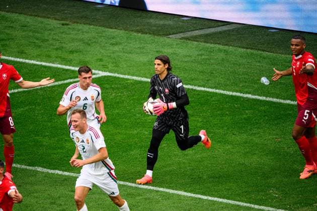 COLOGNE, GERMANY - 15 JUNE, 2024: Yann Sommer, The football match of EURO 2024 Hungary vs. Switzerland at Rhein Energie Stadion  Copyright: xVITALIIxKLIUIEVx