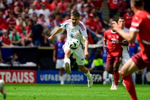 Adam Nagy 8 Hungary , Hungary vs Switzerland, Football, UEFA Euro 2024, Group stage, Matchday 1, 15 06 2024 Cologne North Rhine-Westphalia Germany Copyright: xkolbert-press MarcxNiemeyerx
