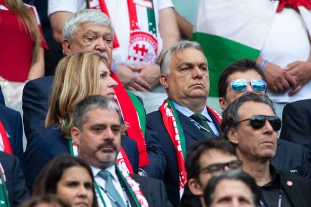 Viktor Orban Hungary, Prime Minister , GER, Hungary HUN vs Switzerland SUI , European Football Championship, UEFA EURO 2024, Group A, Matchday 1, 15 06 2024 GER, Hungary HUN vs Switzerland SUI , European Football Championship, UEFA EURO 2024, Group A, Matchday 1, 15 06 2024 Cologne Copyright: xEibner-Pressefoto Memmlerx EP_MMR