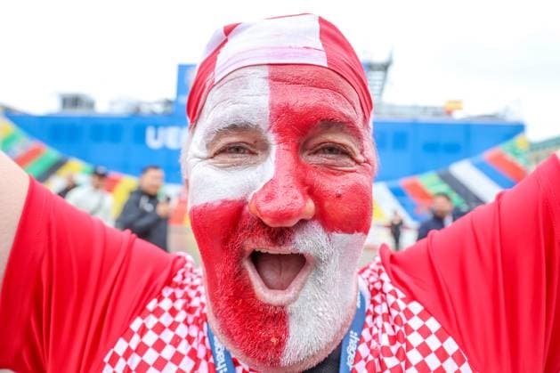 Berlin: Fan frenzy has begun next to the Fan Zone near the Brandenburg Gate Ahead of the match between Croatia and Spain, a fan frenzy began near the Fan Zone near the Brandenburg Gate, in Berlin, Germany, on June 15, 2024. SanjinxStrukic PIXSELL