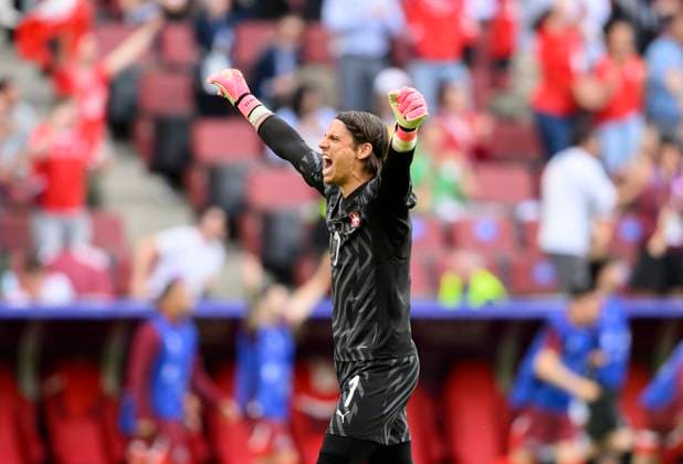 Cheering Goalkeeper SOMMER Yann SUI Preliminary Round 1 Matchday, Group A, Match M02, Hungary HUN Switzerland SUI , on 15 06 2021 in Cologne Germany European Football Championship 2024 from 14 06 14 07 2024 in Germany Â