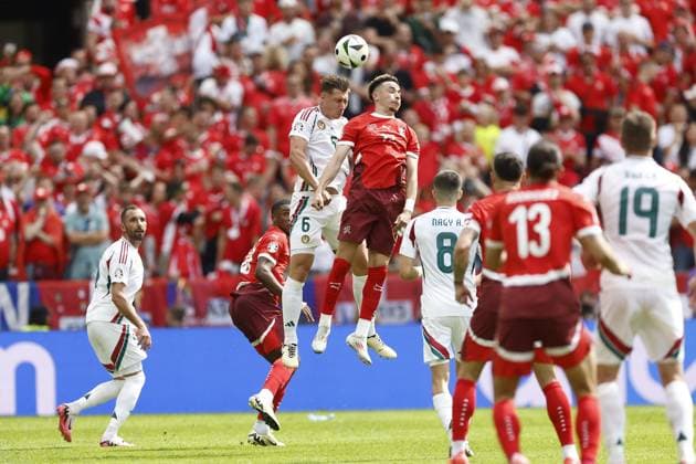 COLOGNE, RheinEnergie Stadium, 15-06-2024 , European Football Championship Euro2024, Group stage match no.2 between Hungary and Switzerland. Hungary player Willi Orban Hungary - Switzerland (Euro2024)  x25495176x Copyright: