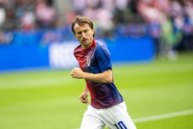 Spain v Croatia, UEFA EURO, EM, Europameisterschaft,Fussball 2024, Berlin, Germany Berlin, Germany. 15th, June 2024. Luka Modric (10) of Croatia is warming up before the UEFA Euro 2024 match in Group B between Spain and Croatia at Olympiastadion in Berlin. Berlin Germany  Copyright: xGonzalesxPhoto FrederikkexJensenx