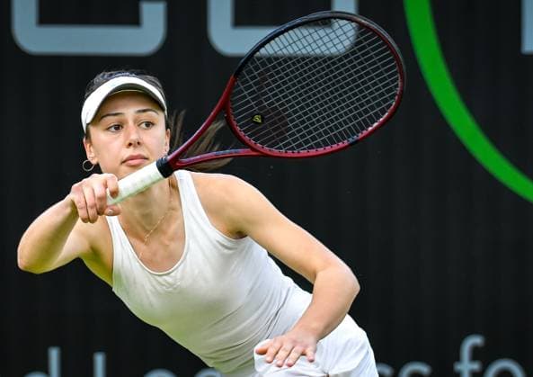 Sport Tennis, ecotrans Ladies Open 2024 in Berlin 15 06 2024, xdanx, Sport Tennis, ecotrans Ladies Open 2024 in Berlin, v l Anica Stabel GER in action Berlin Steffi Graf Stadion Berlin Germany DE Copyright: xDanielxLakomskix