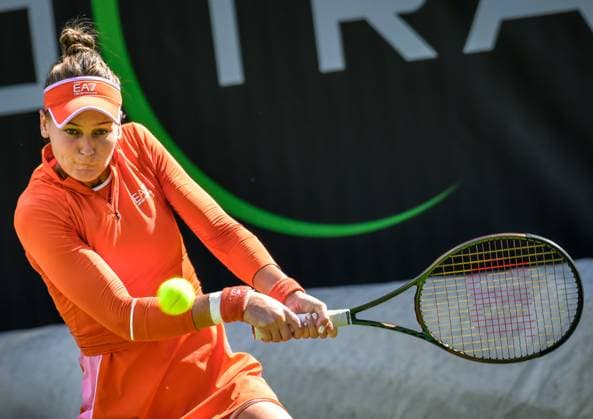 Sport Tennis, ecotrans Ladies Open 2024 in Berlin 15 06 2024, xdanx, Sport Tennis, ecotrans Ladies Open 2024 in Berlin, v l Weronika Eduardowna Kudermetowa in action Berlin Steffi Graf Stadion Berlin Germany DE Copyright: xDanielxLakomskix