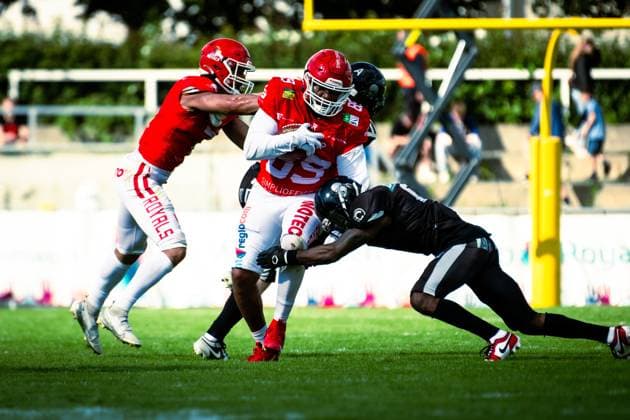 GFL German Football League Potsdam Royals Berlin Rebels 15 06 2024 GFL German Football League Potsdam Royals Berlin Rebels Copyright: xBEAUTIFULxSPORTS NicolxMarschallx