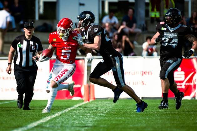 GFL German Football League Potsdam Royals Berlin Rebels 15 06 2024 GFL German Football League Potsdam Royals Berlin Rebels Copyright: xBEAUTIFULxSPORTS NicolxMarschallx