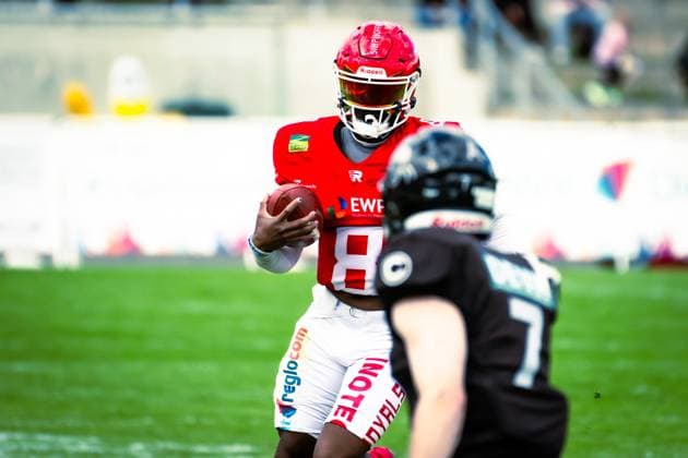 GFL German Football League Potsdam Royals Berlin Rebels 15 06 2024 GFL German Football League Potsdam Royals Berlin Rebels Copyright: xBEAUTIFULxSPORTS NicolxMarschallx
