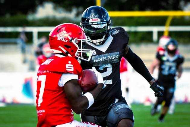 GFL German Football League Potsdam Royals Berlin Rebels 15 06 2024 GFL German Football League Potsdam Royals Berlin Rebels Copyright: xBEAUTIFULxSPORTS NicolxMarschallx