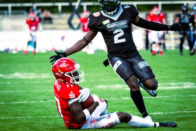 GFL German Football League Potsdam Royals Berlin Rebels 15 06 2024 GFL German Football League Potsdam Royals Berlin Rebels Copyright: xBEAUTIFULxSPORTS NicolxMarschallx