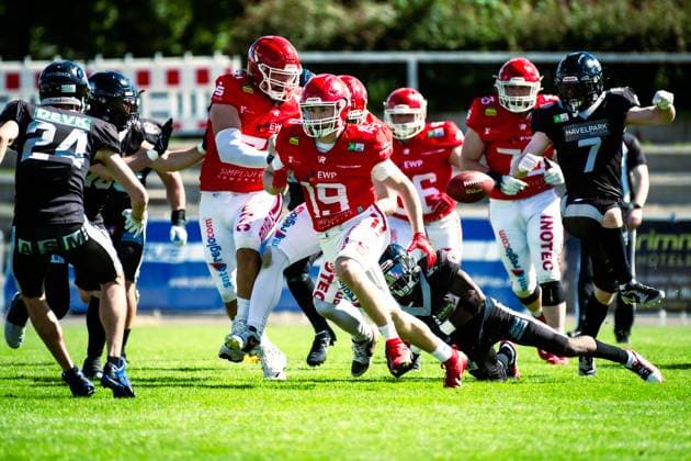 GFL German Football League Potsdam Royals Berlin Rebels 15 06 2024 GFL German Football League Potsdam Royals Berlin Rebels Copyright: xBEAUTIFULxSPORTS NicolxMarschallx