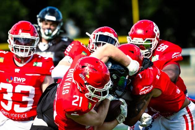 GFL German Football League Potsdam Royals Berlin Rebels 15 06 2024 GFL German Football League Potsdam Royals Berlin Rebels Copyright: xBEAUTIFULxSPORTS NicolxMarschallx