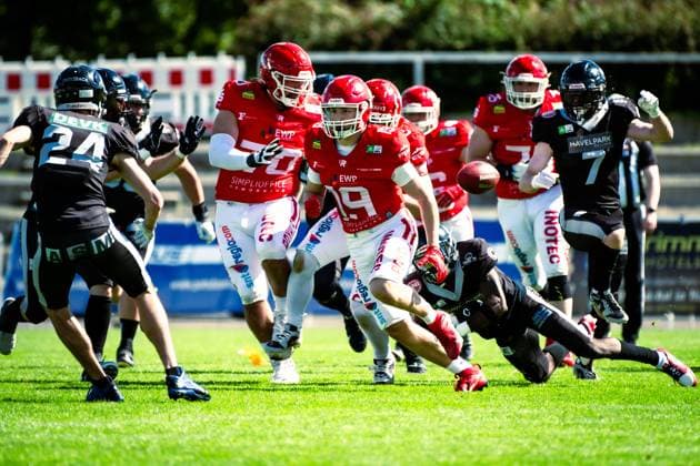 GFL German Football League Potsdam Royals Berlin Rebels 15 06 2024 GFL German Football League Potsdam Royals Berlin Rebels Copyright: xBEAUTIFULxSPORTS NicolxMarschallx