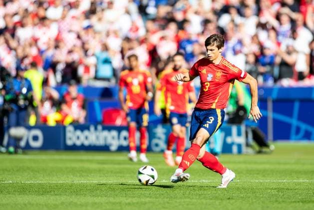 UEFA EURO 2024 Spain Croatia 15 06 2024 Robin Le Normand Spain, 3 UEFA EURO 2024 Spain Croatia Olympiastadion, Berlin 15 06 2024 Copyright: xBEAUTIFULxSPORTS Buriakovx