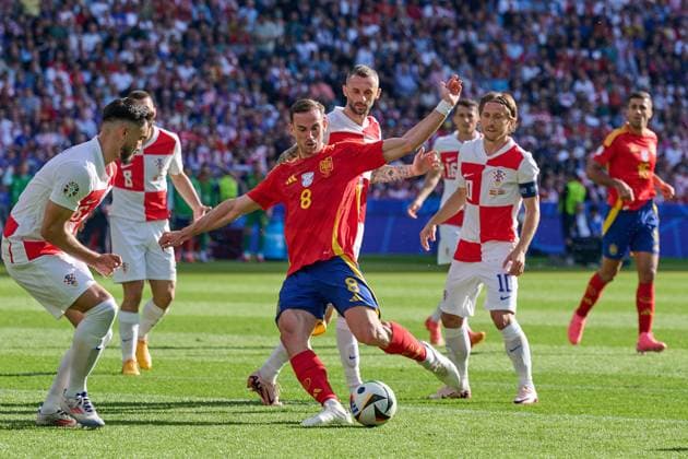 Fabian Ruiz Spain national team Euro 2024, 08 , GER, UEFA Euro 2024, mens football, UEFA EURO 2024 match day 1, group B, Spain vs Croatia, 15 06 2024 GER, UEFA Euro 2024, mens football, UEFA EURO 2024 match day 1, group B, Spain vs Croatia, 15 06 2024 Berlin Copyright: xEibner-Pressefotox xClaudiusxRauchx EP_CRH