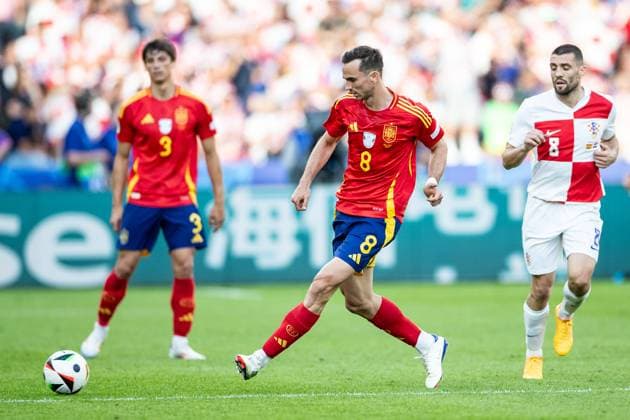 UEFA EURO 2024 Spain Croatia 15 06 2024 Fabian Ruiz Spain, 8 UEFA EURO 2024 Spain Croatia Olympiastadion, Berlin 15 06 2024 Copyright: xBEAUTIFULxSPORTS Buriakovx
