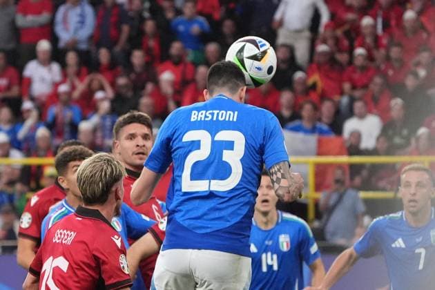 Header Alessandro Bastoni Italy, Italy, Italia, 23 to 1 1 equalizer Dortmund 15 06 2024 Italy vs Albania, EURO2024 M4, Group B, EM Arena Dortmund