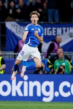 Italy v Albania: Group B - UEFA EURO, EM, Europameisterschaft,Fussball 2024 Nicolo Barella of Italy celebrates goal during the UEFA EURO 2024 group stage match between Italy and Albania at Football Stadium Dortmund on June 15, 2024 in Dortmund, Germany. Dortmund Football Stadium Dortmund Germany Germany Copyright: xRichardxSellers Sportsphoto APLx 14040728