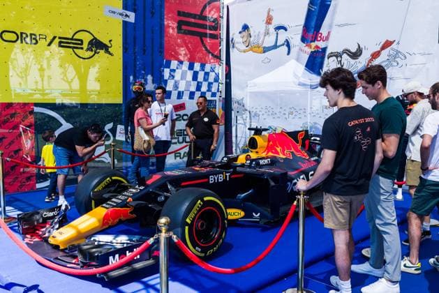 June 15, 2024, Barcelona, Barcelona, Spain: Inauguration of the F1 Barcelona Fan Village for the celebration of the Spanish Formula 1 Grand Prix.at Pl. Catalunya on June 15, 2024 in Barcelona, Spain. Barcelona Spain - ZUMAa181 20240615_zaa_a181_067 Copyright: xJavierxBorregox