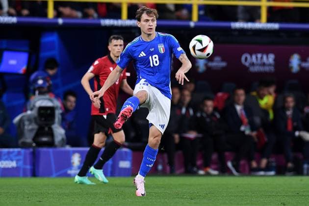 Soccer UEFA EURO 2024 Group Stage 1 Matchday Italy Albania on 15 06 2024 at BVB Stadion Dortmund in Dortmund Nicolo Barella Italy xRx