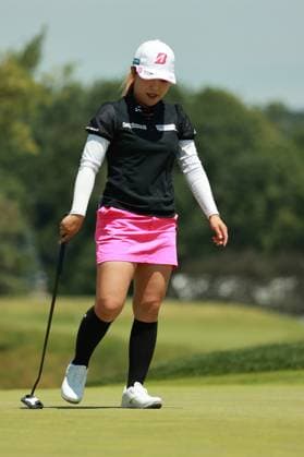Meijer LPGA, Golf Damen Classic Ayaka Furue of Japan reacts to her putt on the third green during Day Three of the Meijer LPGA Classic for Simply Give golf tournament at Blythefield Country Club in Belmont, MI, USA Saturday, June 15, 2024. Belmont Michigan United States  Copyright: xJorgexLemusx originalFilename:lemus-meijerlp240615_npJxd.jpg