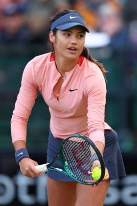 15th June 2024; Lexus Nottingham Tennis Centre, Nottingham, England; Rothesay Nottingham Open, Day 6; Emma Raducanu in action during her match with Katie Boulter , womens singles semi-final  ActionPlus12655051 ShaunxBrooks