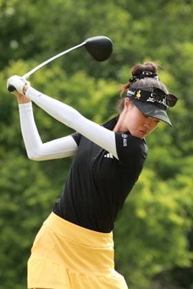 Meijer LPGA, Golf Damen Classic Grace Kim of Australia tees off on the 12th hole during Day Three of the Meijer LPGA Classic for Simply Give golf tournament at Blythefield Country Club in Belmont, MI, USA Saturday, June 15, 2024. Belmont Michigan United States  Copyright: xJorgexLemusx originalFilename:lemus-meijerlp240615_npalw.jpg
