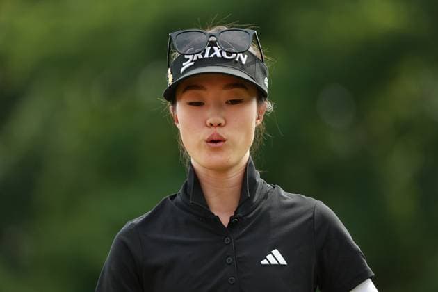 Meijer LPGA, Golf Damen Classic Grace Kim of Australia walks on the 11th hole during Day Three of the Meijer LPGA Classic for Simply Give golf tournament at Blythefield Country Club in Belmont, MI, USA Saturday, June 15, 2024. Belmont Michigan United States  Copyright: xJorgexLemusx originalFilename:lemus-meijerlp240615_npAWL.jpg