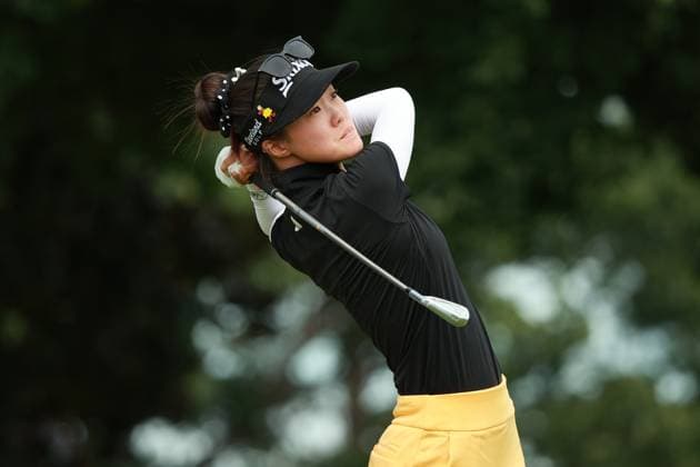Meijer LPGA, Golf Damen Classic Grace Kim of Australia tees off on the 11th hole during Day Three of the Meijer LPGA Classic for Simply Give golf tournament at Blythefield Country Club in Belmont, MI, USA Saturday, June 15, 2024. Belmont Michigan United States  Copyright: xJorgexLemusx originalFilename:lemus-meijerlp240615_npKqn.jpg