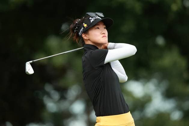 Meijer LPGA, Golf Damen Classic Grace Kim of Australia tees off on the 11th hole during Day Three of the Meijer LPGA Classic for Simply Give golf tournament at Blythefield Country Club in Belmont, MI, USA Saturday, June 15, 2024. Belmont Michigan United States  Copyright: xJorgexLemusx originalFilename:lemus-meijerlp240615_npNBf.jpg