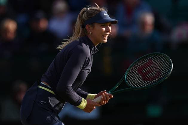 15th June 2024; Lexus Nottingham Tennis Centre, Nottingham, England; Rothesay Nottingham Open, Day 6; Katie Boulter during her womens singles semi-final match with Emma Raducanu  ActionPlus12655067 ShaunxBrooks