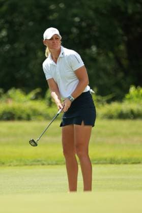 Meijer LPGA, Golf Damen Classic Anna Nordqvist of Sweden redacts to her putt on the 12th green during Day Three of the Meijer LPGA Classic for Simply Give golf tournament at Blythefield Country Club in Belmont, MI, USA Saturday, June 15, 2024. Belmont Michigan United States  Copyright: xJorgexLemusx originalFilename:lemus-meijerlp240615_npDDY.jpg
