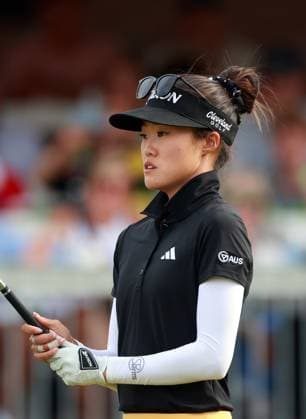 Meijer LPGA, Golf Damen Classic Grace Kim of Sydney, Australia lines up her putt on the 18th green during the third round of the Meijer LPGA Classic for Simply Give golf tournament at Blythefield Country Club in Belmont, MI, USA Saturday, June 15, 2024. Belmont Michigan United States  Copyright: xAmyxLemusx originalFilename:lemus-meijerlp240615_npitk.jpg