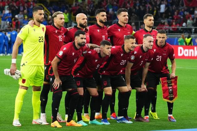 GER: Italy v Albania. UEFA EURO, EM, Europameisterschaft,Fussball 2024 Albania national team, Nationalteam during the UEFA Euro 2024 match between Italy and Albania, Group B, date 1, played at BVB Stadion on June 15, 2024 in Dortmund, Germany. kpng Copyright: xSergioxRuizx xPRESSINPHOTOx PS_240615_ITA_ALB_097
