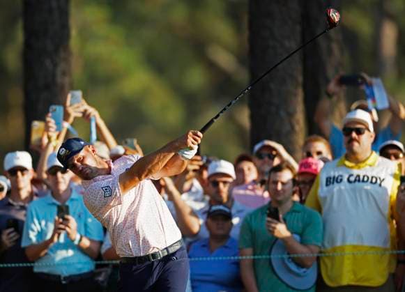 Bryson DeChambeau tees off on the sixteenth hole during the third round of the 124th U.S. Open golf championship at Pinehurst Resort & Country Club in Pinehurst, N.C. on Saturday, June 15, 2024.  NCP20240615365 JOHNxANGELILLO
