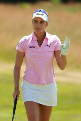 Meijer LPGA, Golf Damen Classic Lexi Thompson of the United States acknowledges the crowd at the 10th green during Day Three of the Meijer LPGA Classic for Simply Give golf tournament at Blythefield Country Club in Belmont, MI, USA Saturday, June 15, 2024. Belmont Michigan United States  Copyright: xJorgexLemusx originalFilename:lemus-meijerlp240615_npOij.jpg