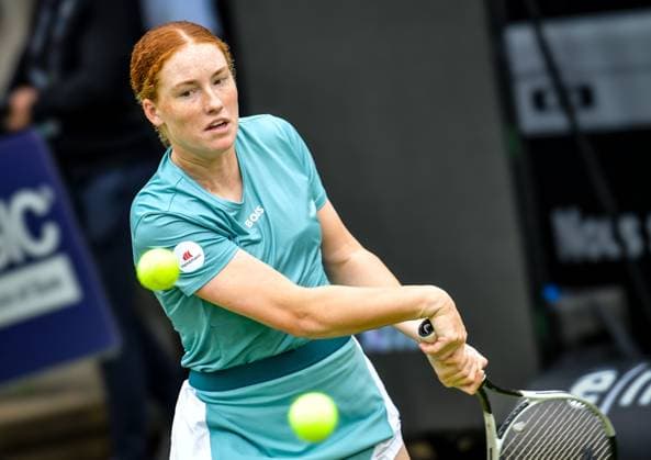 Sport Tennis, ecotrans Ladies Open 2024 in Berlin 15 06 2024, xdanx, Sport Tennis, ecotrans Ladies Open 2024 in Berlin, v l Ella Seidel GER in action Berlin Steffi Graf Stadion Berlin Germany DE Copyright: xDanielxLakomskix
