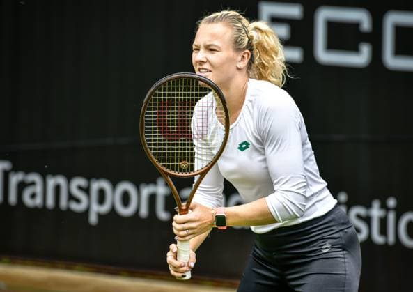 Sport Tennis, ecotrans Ladies Open 2024 in Berlin 15 06 2024, xdanx, Sport Tennis, ecotrans Ladies Open 2024 in Berlin, v l Katerina Siniakova CZE in action Berlin Steffi Graf Stadion Berlin Germany DE Copyright: xDanielxLakomskix